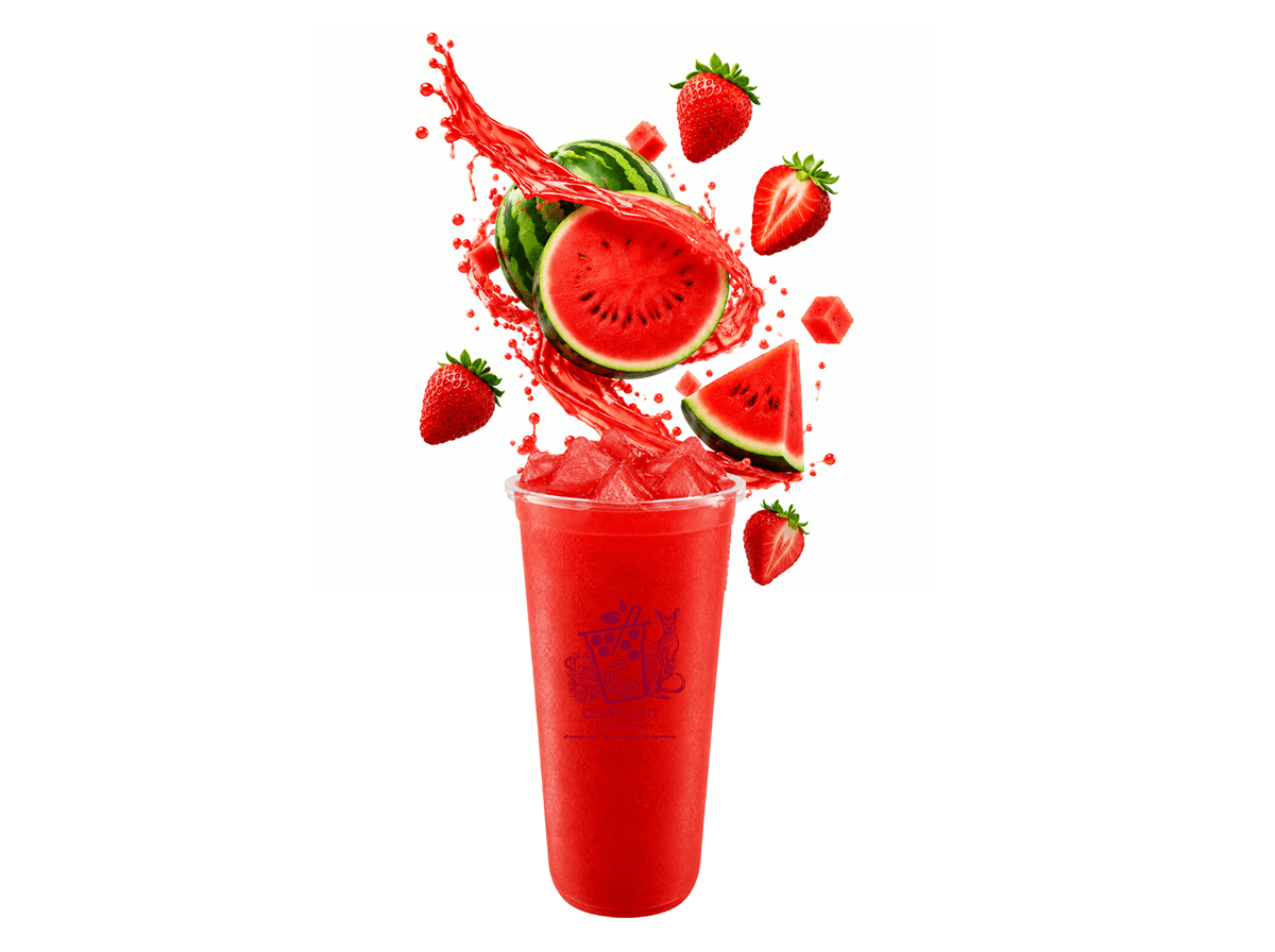 Watermelon with Strawberry Twist