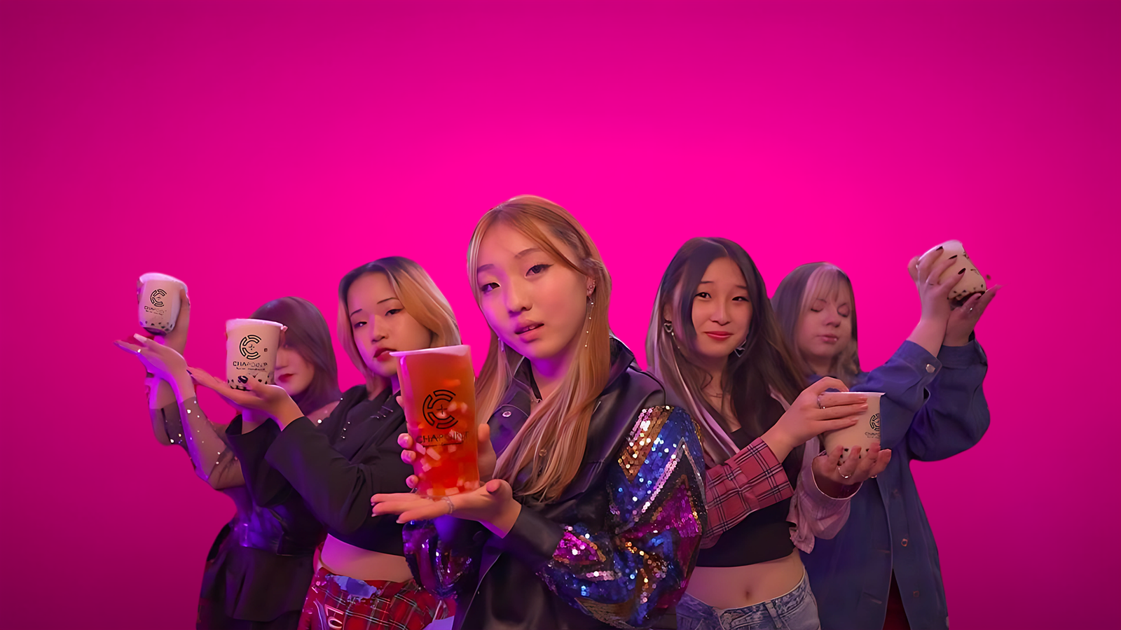 Inside a CHAPOINT bubble tea cafe